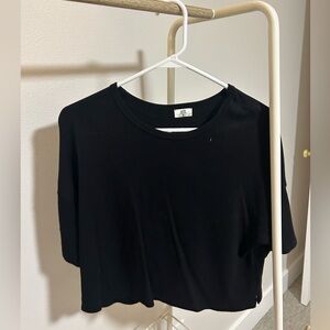 Classic Black Crew Neck Tee